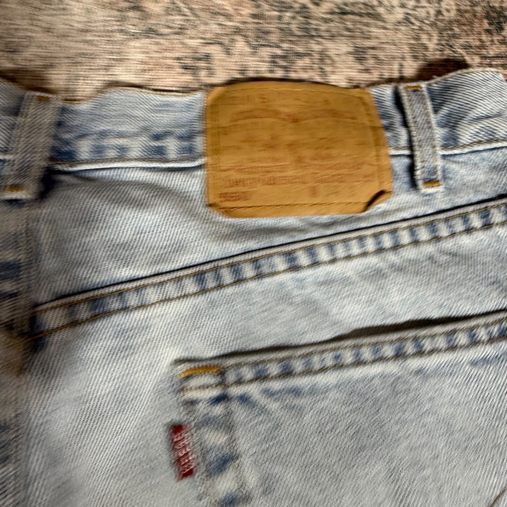 Vintage 90s Levis 550 Baggy Jorts Size 34 Made In Mexico - Picture 4 of 9